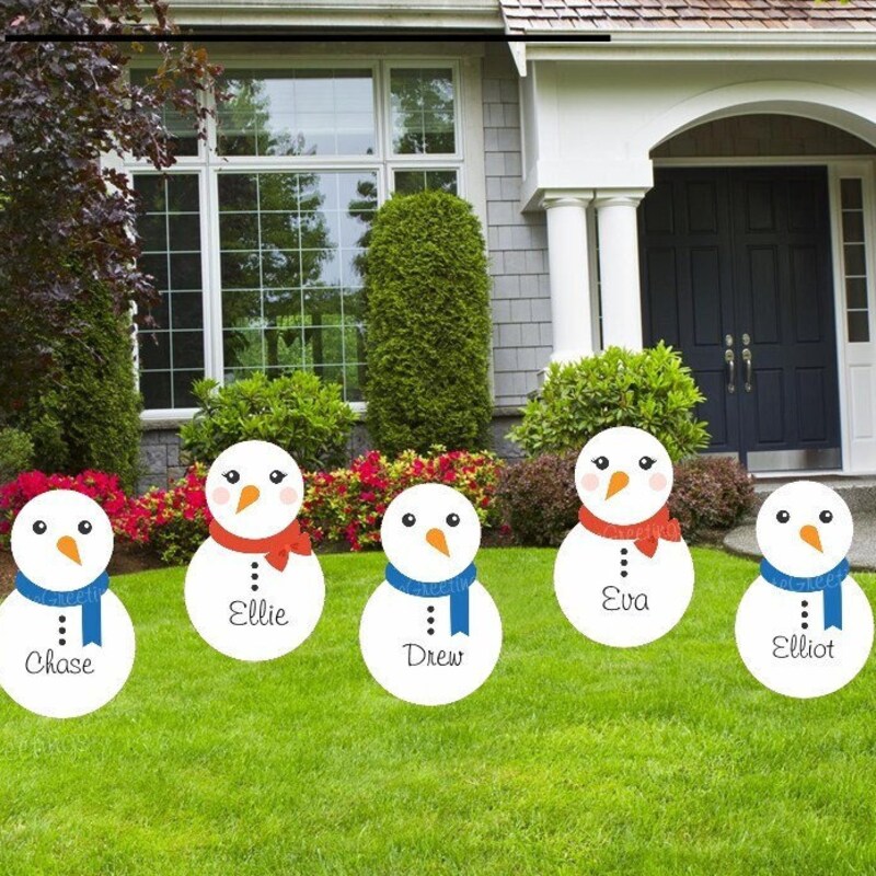 Christmas Lawn Decorations Etsy