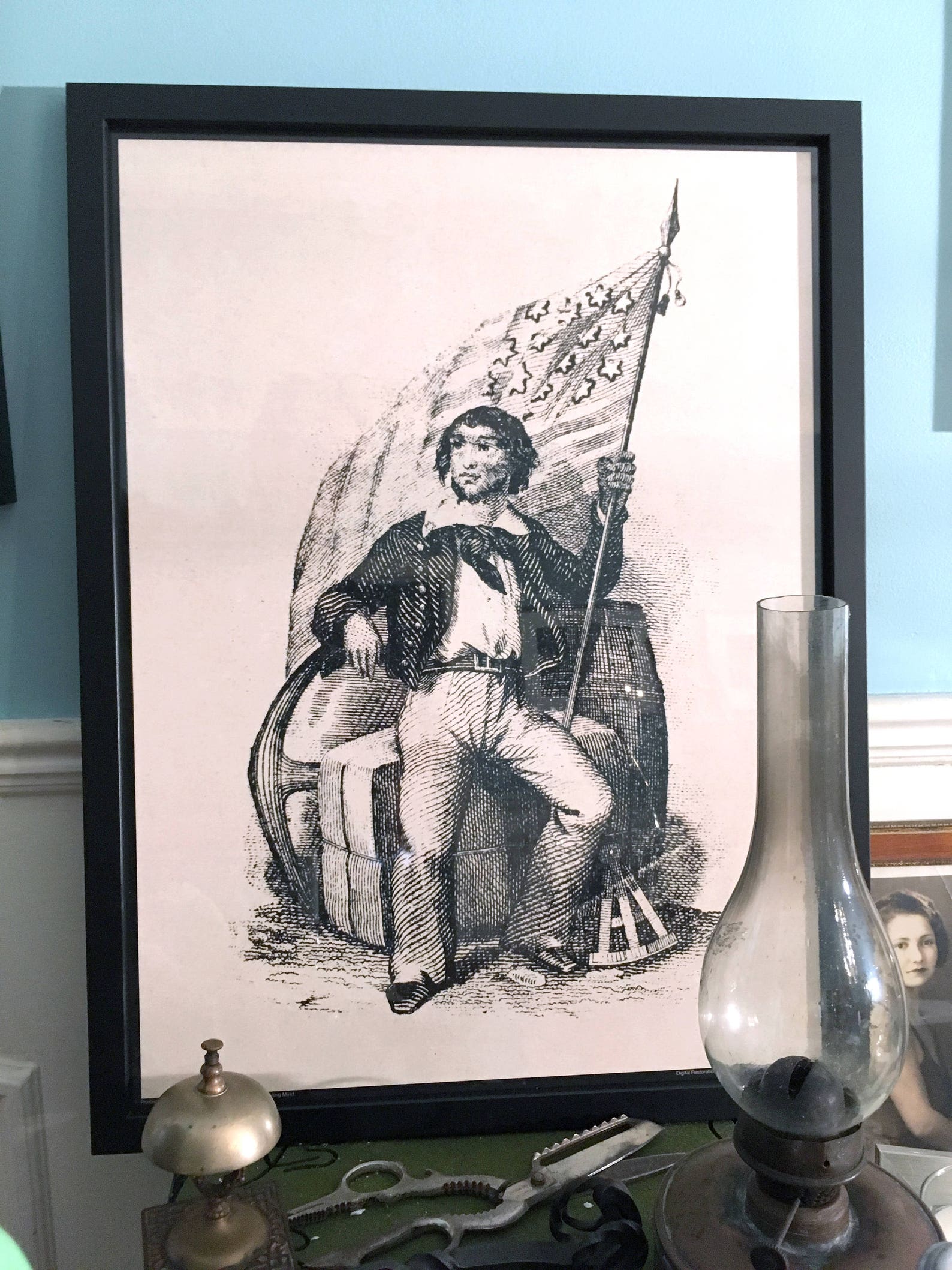 Civil War Print Union Forever US Constitution Secured 1776 Etsy