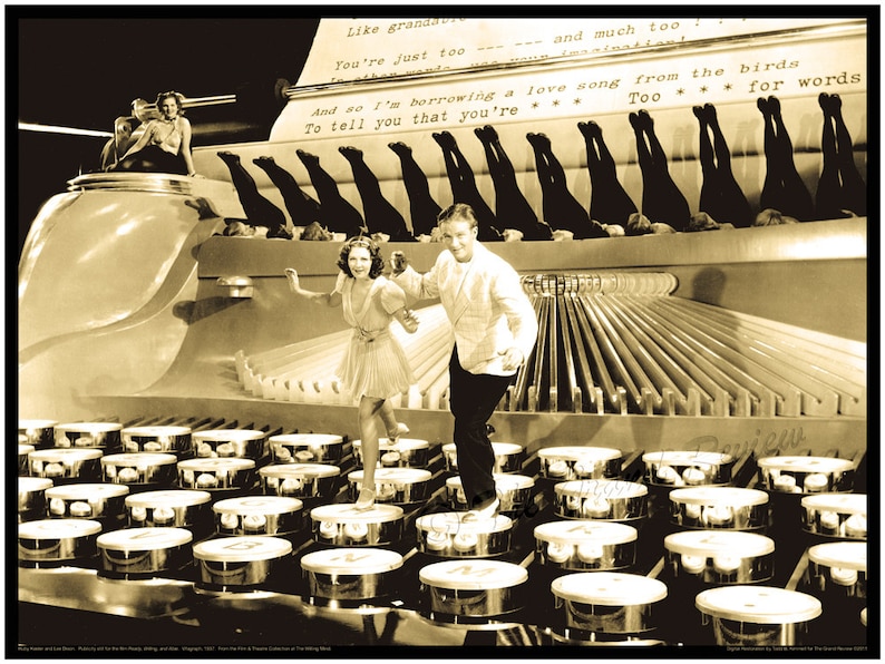Busby Berkeley the TYPEWRITER Dance Too Marvelous for Words Johnny