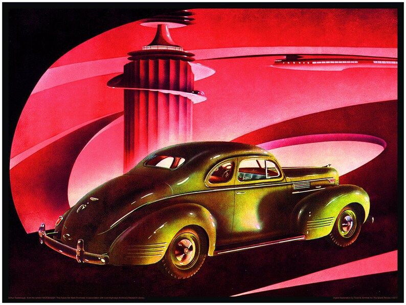 RADEBAUGH Mid Century Futurism Print Insectothopter - Etsy