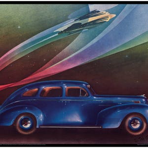 RADEBAUGH, A Great Decorative Print - 1939 Dodge Series - Space Age ...