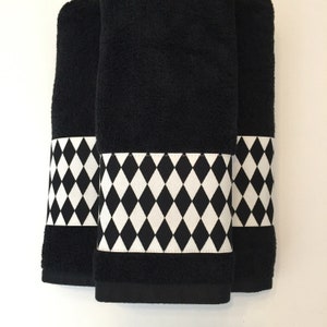 Harlequin towels sale on sale