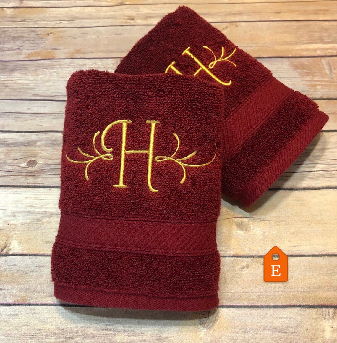 Personalized Monogrammed Bath Towel 20 colors 6 sizes you pick Etsy