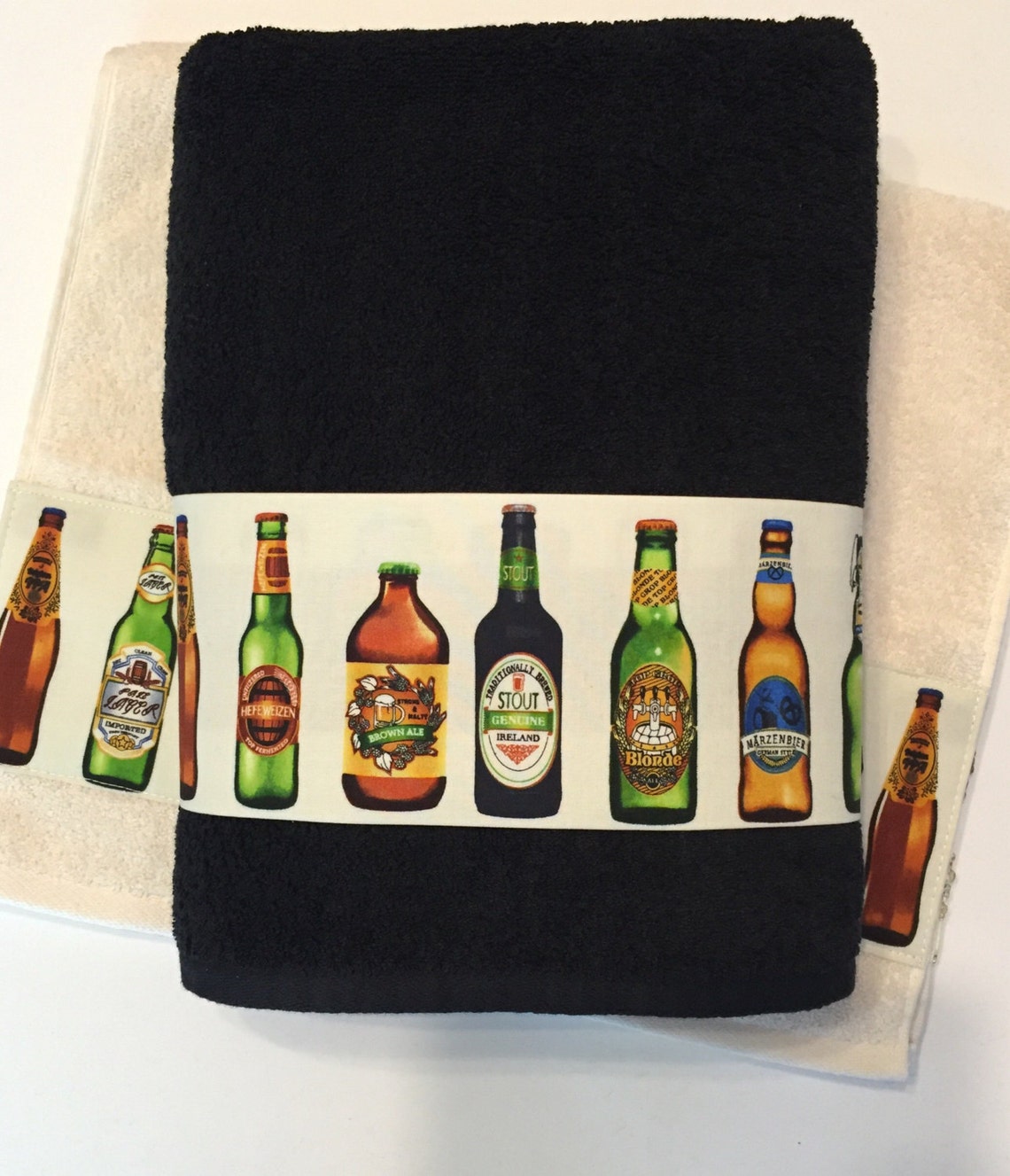 20 Colors Beer Bottle Bath Towels in 6 Sizes Made for You by Etsy