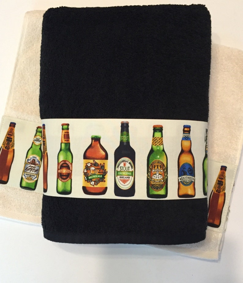 20 Colors Beer Bottle Bath Towels in 6 Sizes Made for You by Etsy