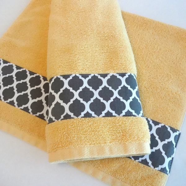 Yellow Gray Grey Etsy