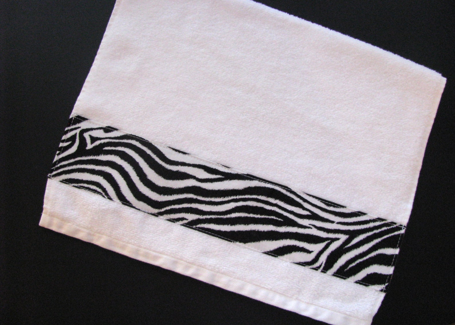 Zebra Bath Towels Bathroom Towels Bath Towel Hand Towel Etsy