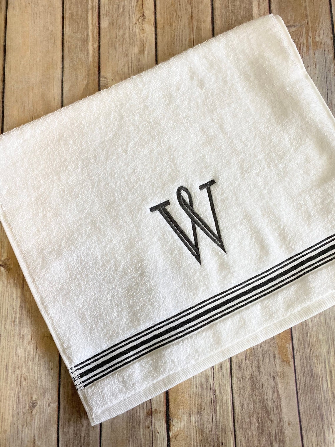 4 sizes Monogrammed Towels sold individually towels Etsy