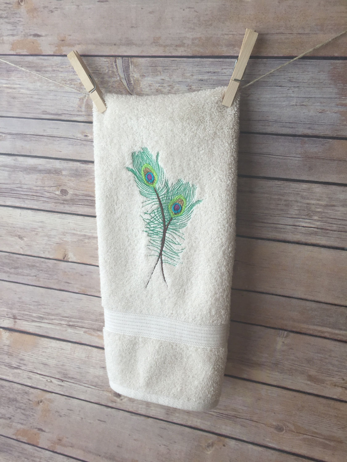 Peacock bath towels bath towels peacock peacock feather Etsy