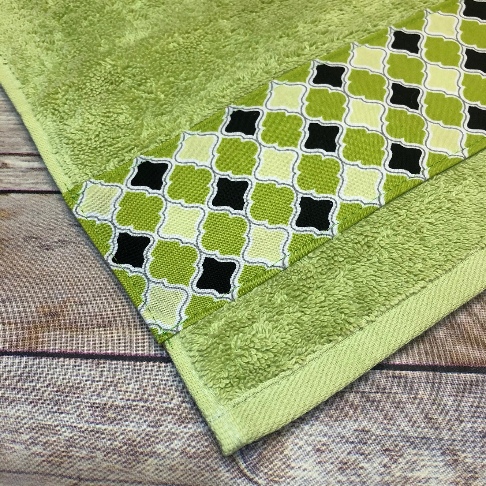 LIME GREEN Custom Towels hand towels towel You Pick Size Etsy