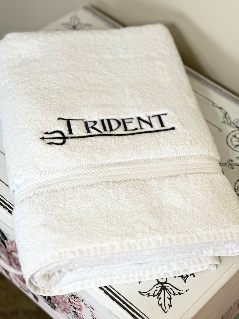 Boat Towels Embroidered Bath Towels 4 Sizes 10 Colors We Etsy