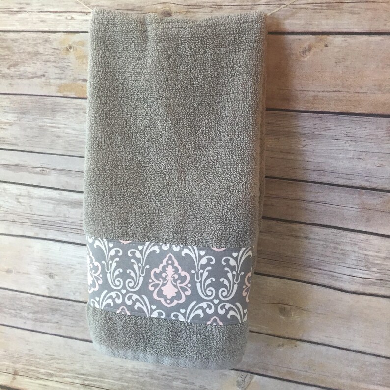 Custom Towels Grey Bathroom Towels Hand Towels Design Your Etsy