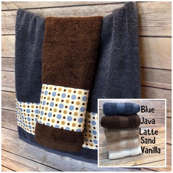 brown towels