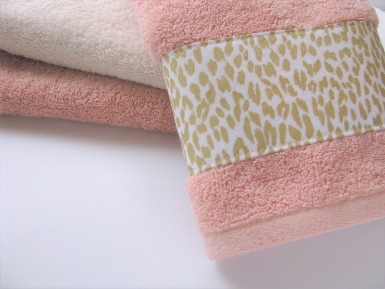 Leopard Bath Towels Leopard Bath Towels Hand Towels Etsy
