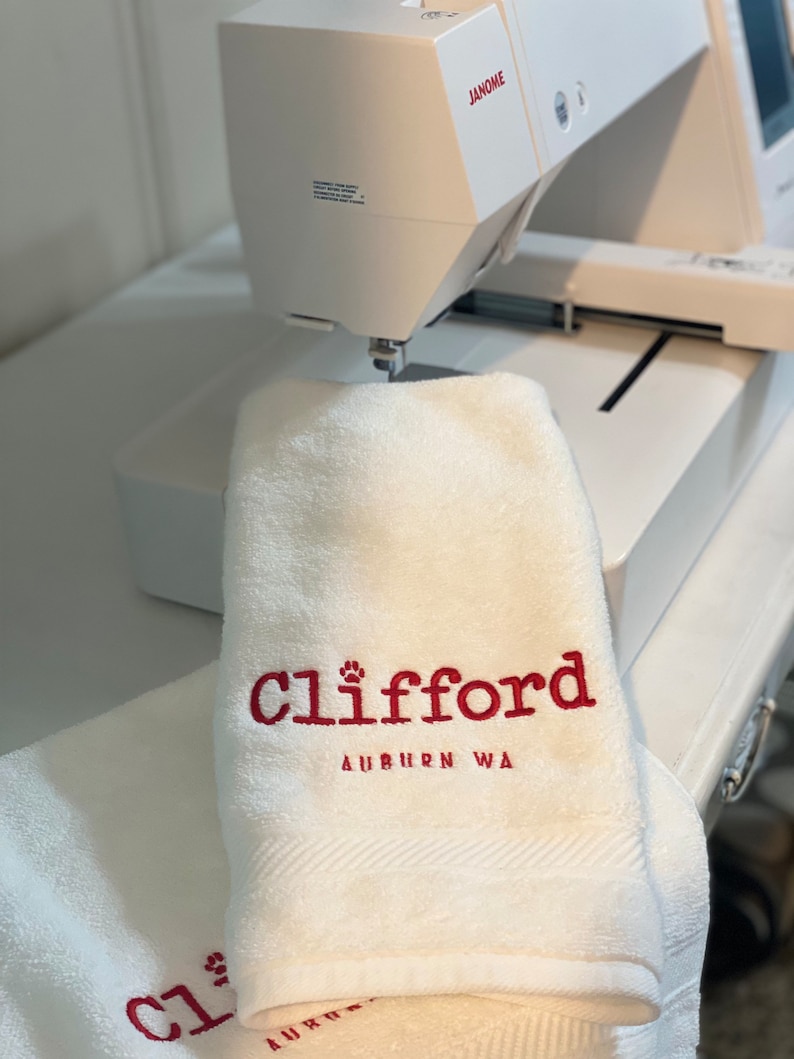 Boat Towels Embroidered Bath Towels 4 Sizes 10 Colors We Etsy