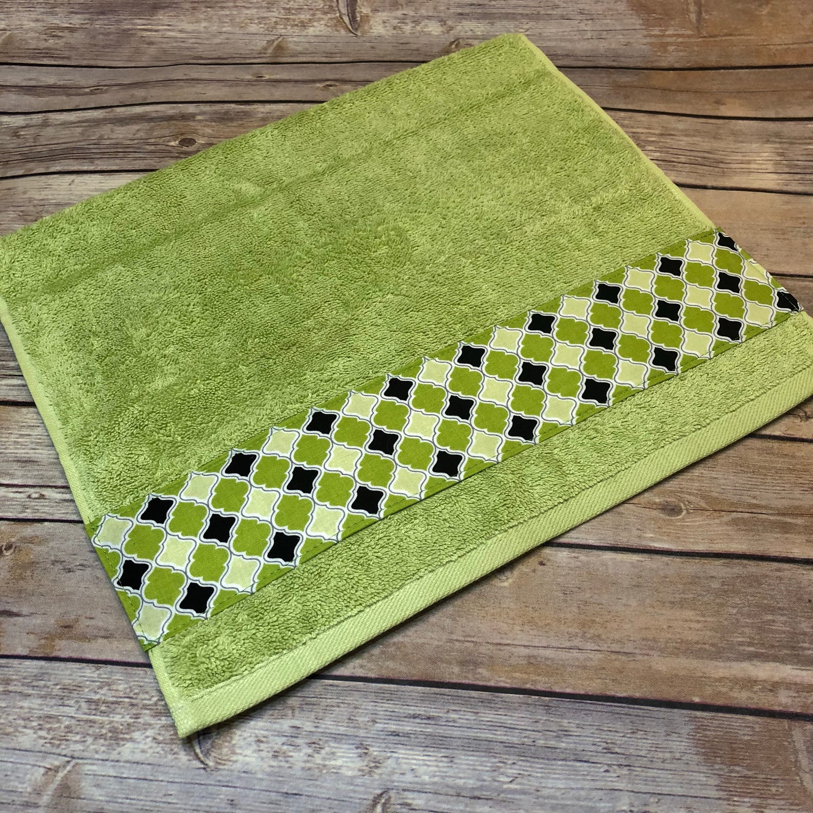 LIME GREEN Custom Towels hand towels towel You Pick Size Etsy