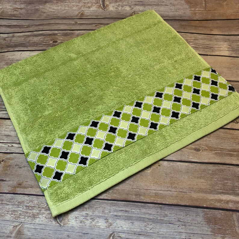 LIME GREEN Custom Towels hand towels towel You Pick Size