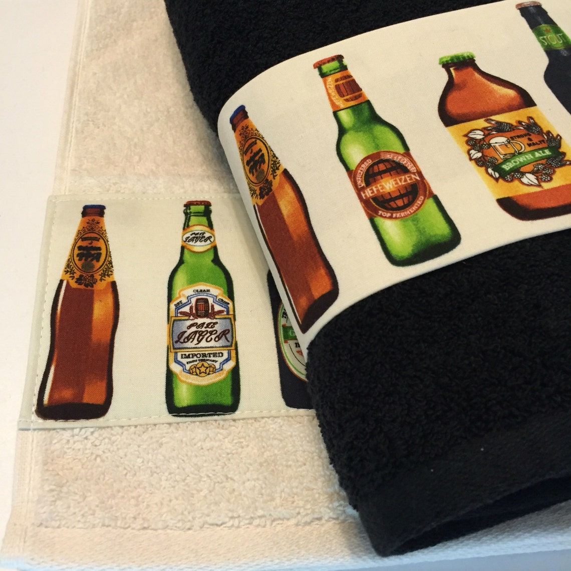 20 Colors Beer Bottle Bath Towels in 6 Sizes Made for You by Etsy