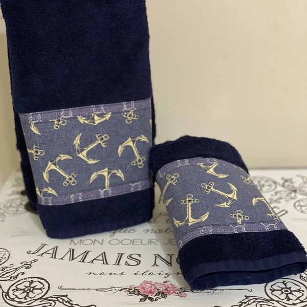 Nautical Bath Decor Etsy