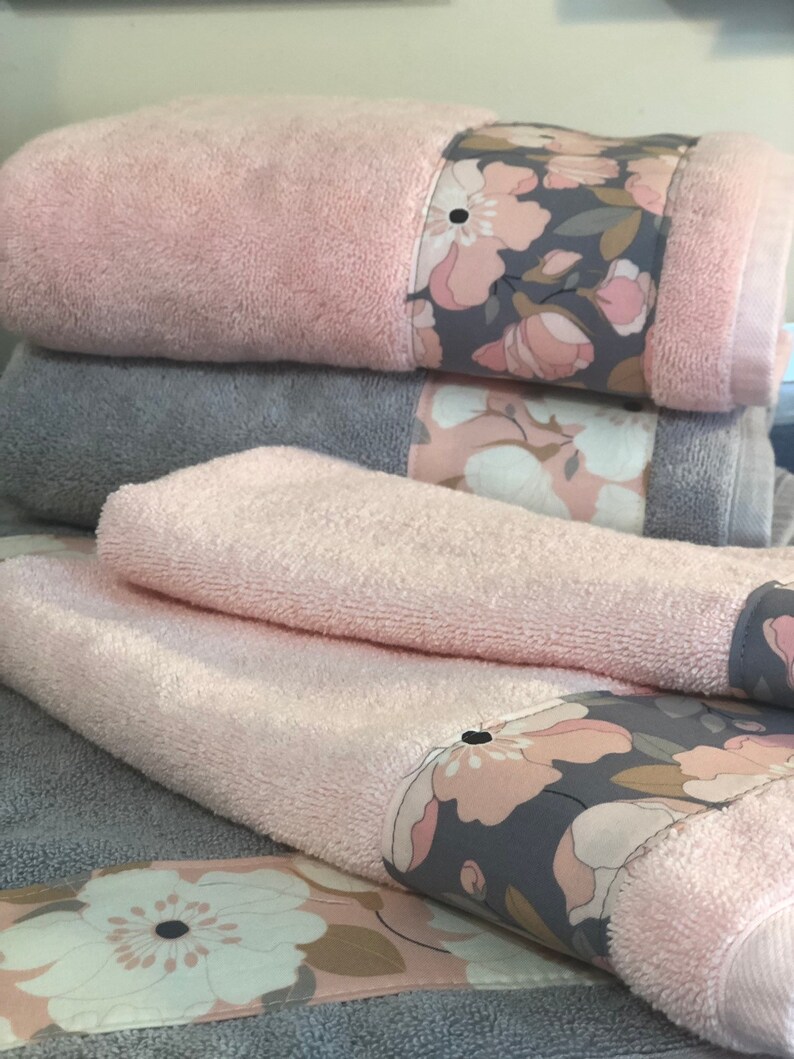 Custom Towels Grey Bathroom Towels Hand Towels Design Your Etsy