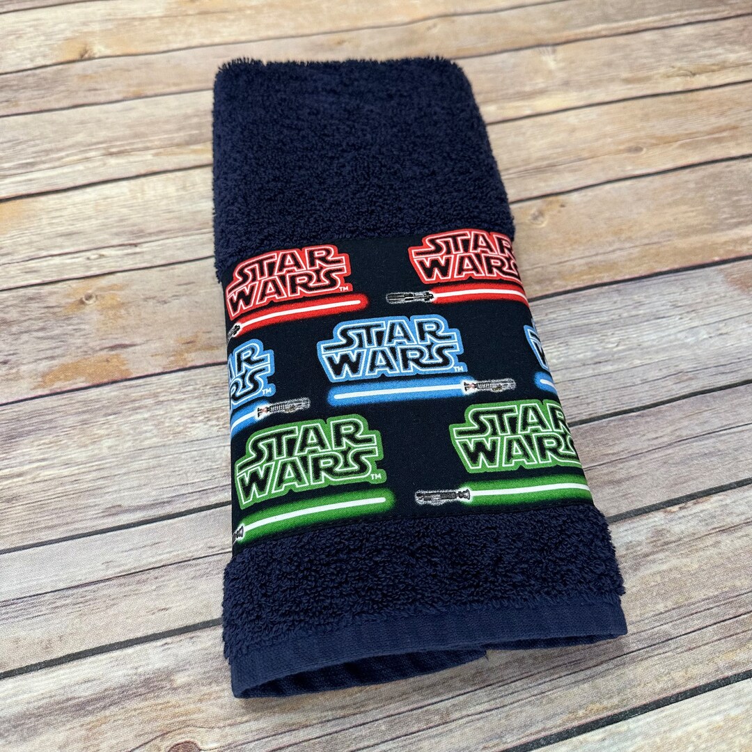 Star Wars Bathroom Bath and Hand Towels, Sold Individual Not in Sets