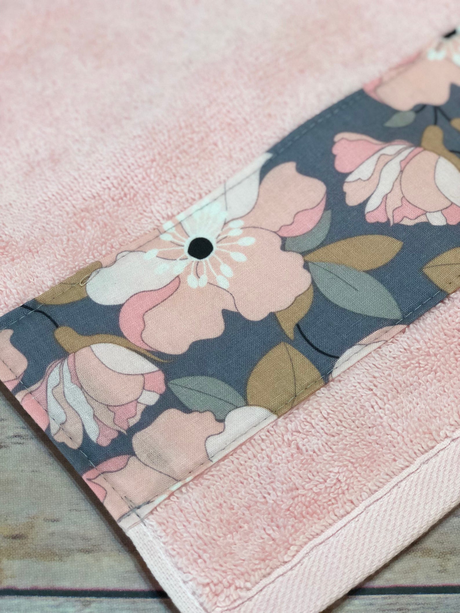 Pink and Gray bathroom towels you pick the towel color size Etsy
