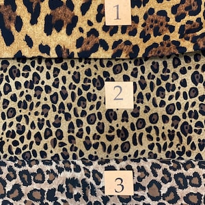 Leopard Bathroom Towels in 4 sizes to choose from made for you by August Ave Towels, you pick the size and fabric, sold individually, bath image 3