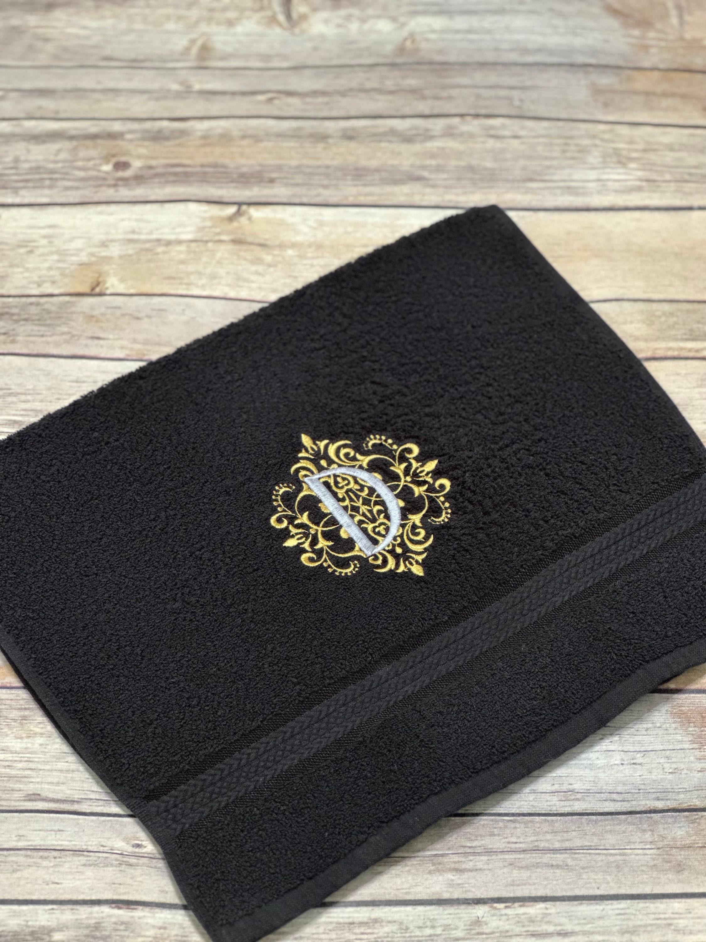 Black gold towels sale