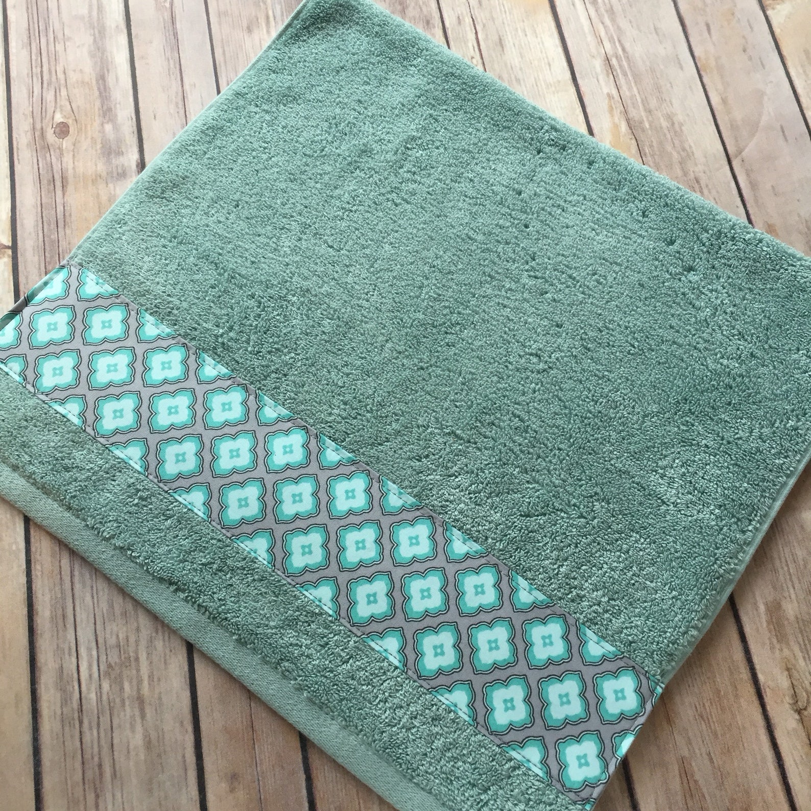 Grey Aqua Bath Towels Bathroom towel bath towel hand towel Etsy