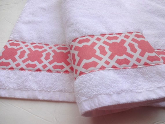 coral towels