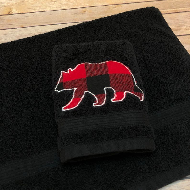 Buffalo Check Buffalo Plaid Hand Towels Bath Towels Etsy