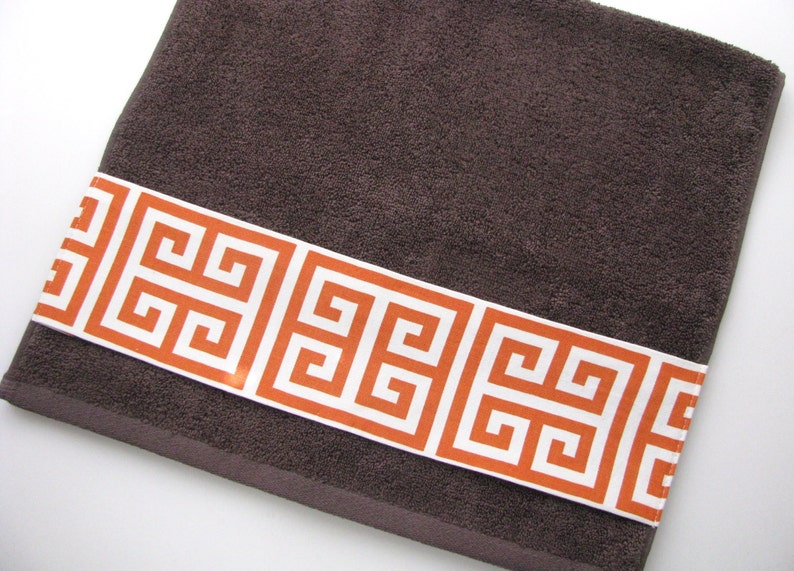More Colors Towels Towels Hand Towel Orange Bathroom Grey Etsy