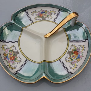 Vintage Noritake Painted Floral plate