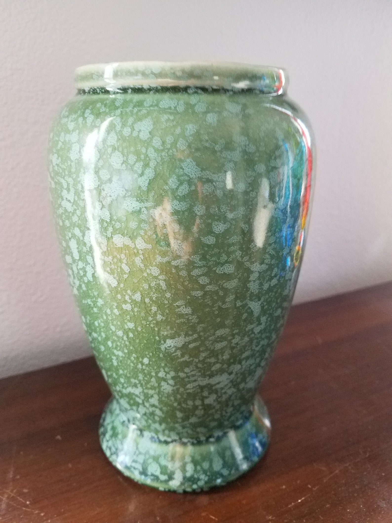 Vintage Brush pottery vase 716 Etsy