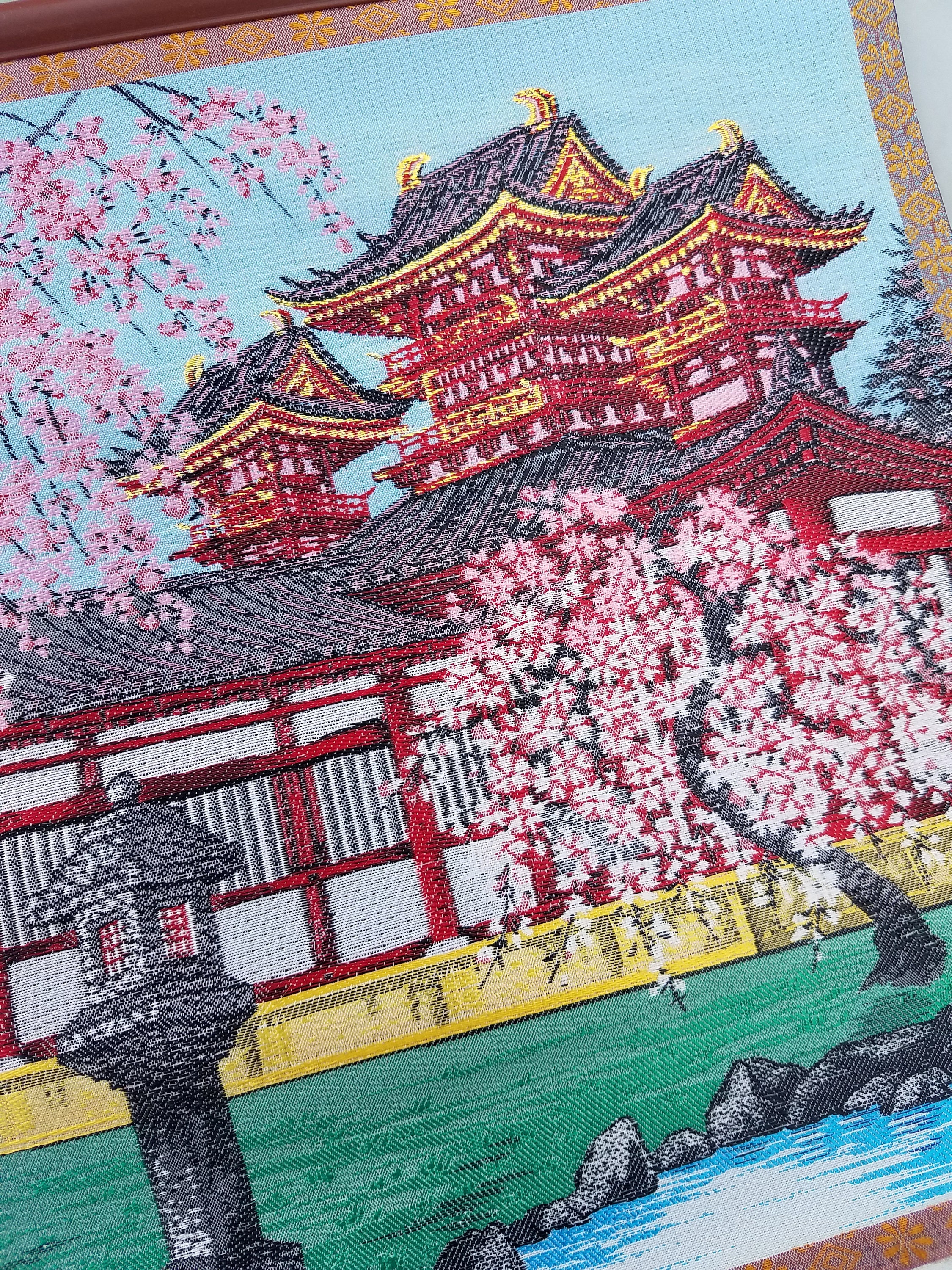 Japanese Calendar Woven Print - Etsy