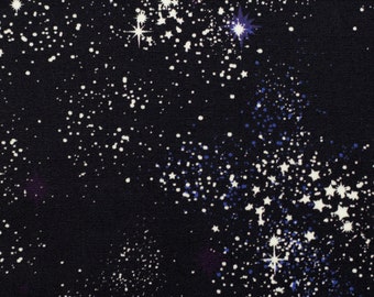 Baumwolle Sternenhimmel kleine Sterne Swafing Tinholt Weltall Galaxie