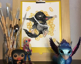 Niffler Watercolor