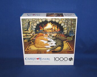 Lesley Anne Ivory - Blossom: Puzzle 1000 Pezzi Per Adulti - Flame Tree - Poster A4 Incluso