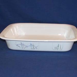 Corning Ware SHADOW IRIS Rectangular Casserole A-21 Extra Large