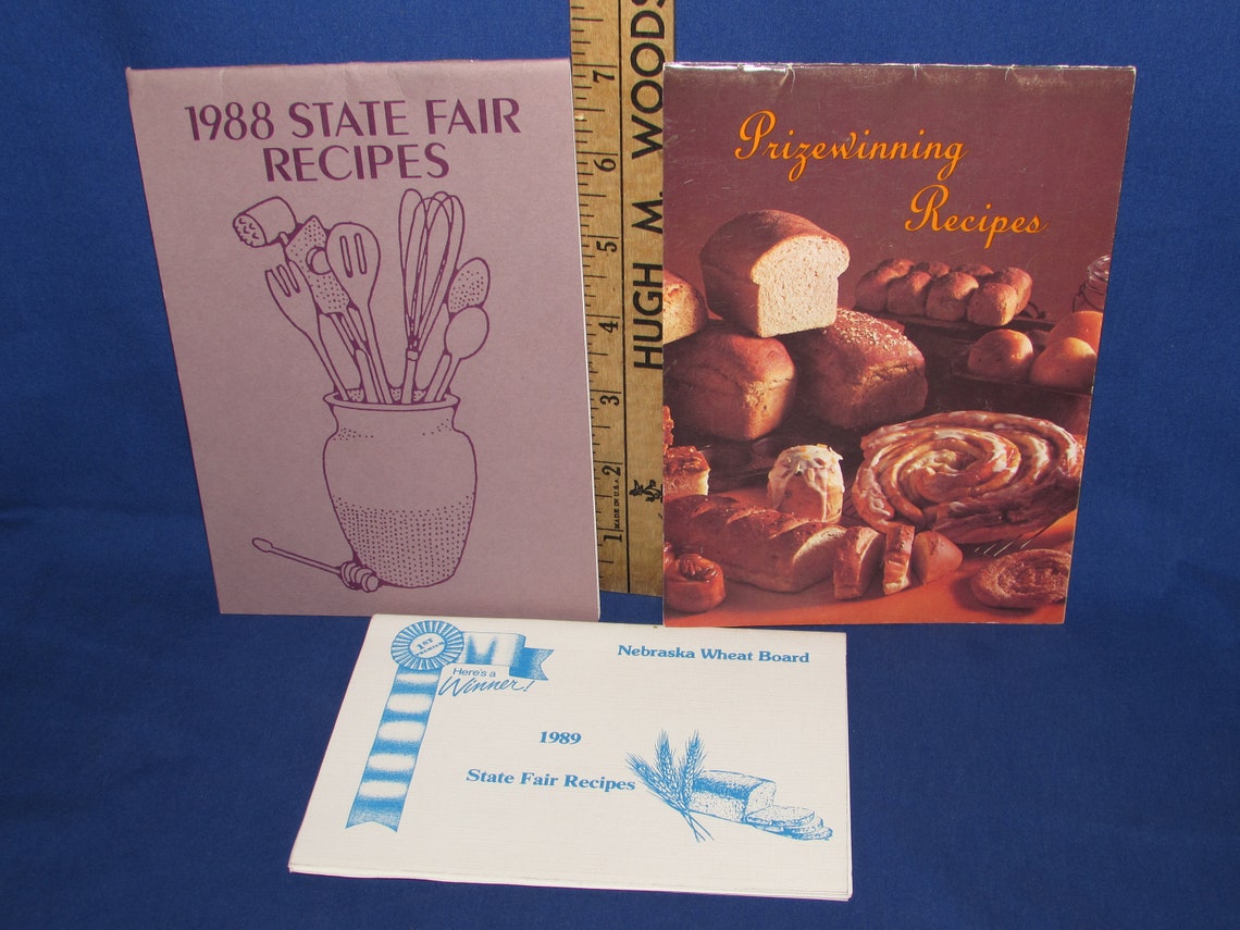 Cookbooks NEBRASKA STATE FAIR 1980s Prize Winning Recipes Free Etsy
