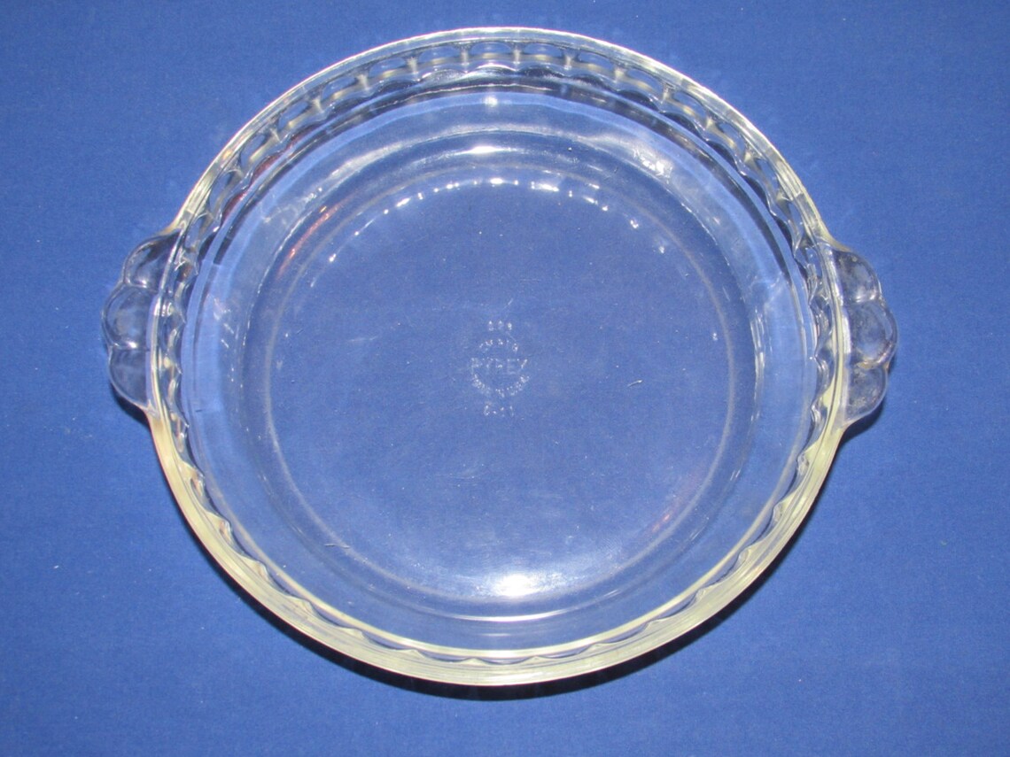 Pyrex Flavor Saver PIE PLATE 228 Scalloped Edge Etsy