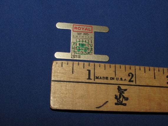 ROYAL SHAMROCK Watch Calendar September 1975 Petroliana Free Shipping - Etsy