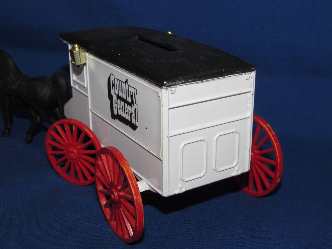 ERTL COIN BANK Country General Horse and Wagon Vintage Etsy