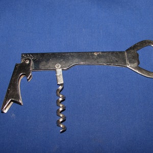 TRAVCO WINE OPENER 3 Tool 1970s Free Shipping