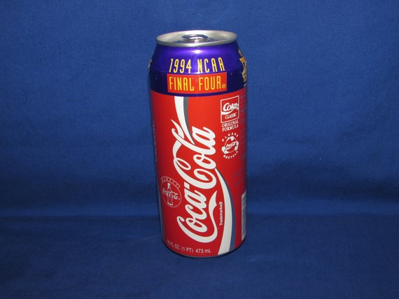 Coca-cola FINAL FOUR CAN 1994 Vintage Souvenir Basketball