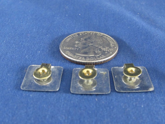 DENVER 76 BUTTONS Set of 3 Tiny Tab Back Free Shi… - image 6