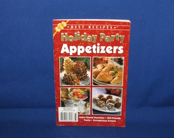 Cookbook HOLIDAY PARTY APPETIZERS 2002 Best Recipes Free Shipping