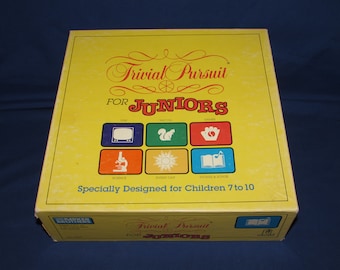 TRIVIAL PURSUIT for JUNIORS 1989 Second Edition Parker Brothers