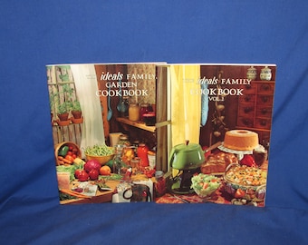 COOKBOOK Ideals Family Cookbooks 1974 Set of 2 Free Shipping