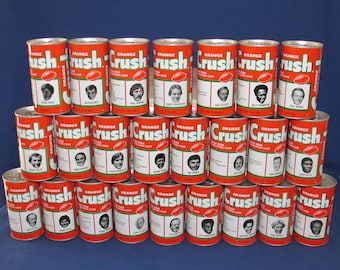DENVER BRONCOS 1978 Orange Crush Cans Complete Set of 64 Cans Free Shipping